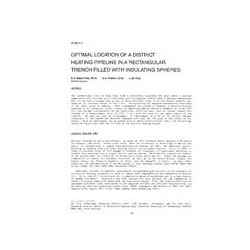 OT-88-11-3 -- Optimal Location of a District Heating Pipeline in a Rectangular Trench Filled with Insulating Spheres