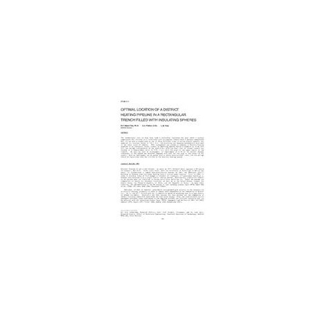 OT-88-11-3 -- Optimal Location of a District Heating Pipeline in a Rectangular Trench Filled with Insulating Spheres