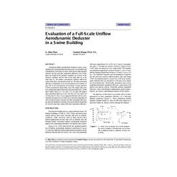 SF-98-26-5 -- Evaluation of a Full-Scale Uniflow Aerodynamic Deduster in a Swine Building