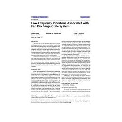 SF-98-25-6 -- Low-Frequency Vibrations Associated with Fan Discharge Grille System