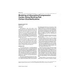 PH-97-12-1 -- Modelling of Absorption/Compression Cycles Using Working Pair Carbon Dioxide/Acetone