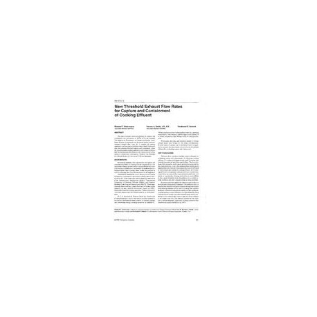 BN-97-17-2 -- New Threshold Exhaust Flow Rates for Capture and Containment of Cooking Effluent