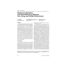 BN-97-16-2 (RP-827) -- Review of Laboratory and Field Methods to Measure Fan, Pump, and Chiller Performance