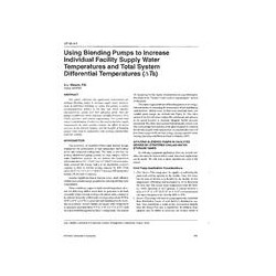 AT-96-04-4 -- Using Blending Pumps to Increase Individual Facility Supply Water Temperatures and Total System Differential Tempe