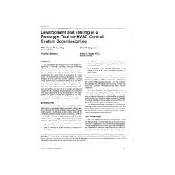 AT-96-01-1 -- Development and Testing of a Prototype Tool for HVAC Control System Commissioning