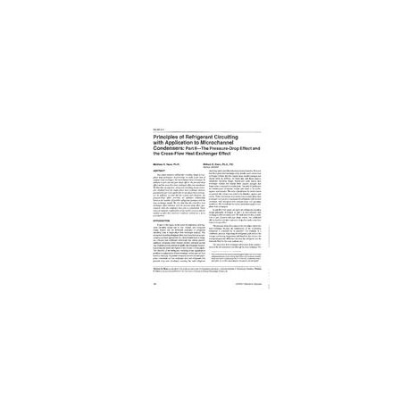 SA-96-02-4 -- Principles of Refrigerant Circuiting with Application to Microchannel Condensers. Part II - the Pressure-Drop Effe