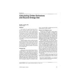 SA-96-11-2 -- Calculating Chiller Emissions and Source Energy Use