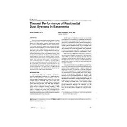 AT-96-13-1 -- Thermal Performance of Residential Duct Systems in Basements