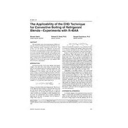 AT-96-12-4 -- The Applicability of the EHD Technique for Convective Boiling of Refrigerant Blends - Experiments with R404A