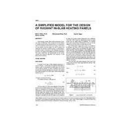 3851 -- A Simplified Model for the Design of Radiant In-Slab Heating Panels