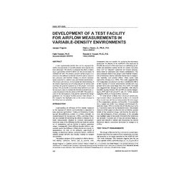 3868 (RP-698) -- Development of a Test Facility for Air Flow Measurements in Variable-Density Environments