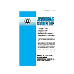 Guideline 8-1994 -- Energy Cost Allocation for Multiple-Occupancy Residential Buildings