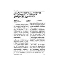 NO-94-11-1 -- Annual Cycling Characteristics of Components in Gas-Fired Combination Space/Water Heating Systems