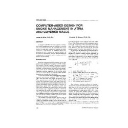 3828 (RP-658) -- Computer-Aided Design for Smoke Management in Atria and Covered Malls