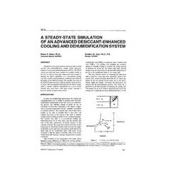 3816 -- A Steady-State Simulation of an Advanced Desiccant-Enhanced Cooling and Dehumidification System