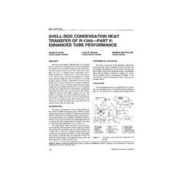 3807 (RP-676) -- Shell-Side Condensation Heat Transfer of R-134a -- Part 2: Enhanced Tube Performance