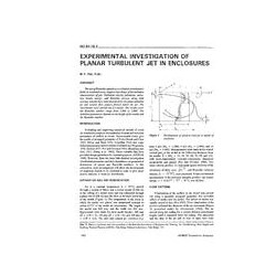 NO-94-16-4 -- Experimental Investigation of Planar Turbulent Jet in Enclosures