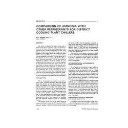 NO-94-15-2 -- Comparison of Ammonia with Other Refrigerants for District Cooling Plant Chillers