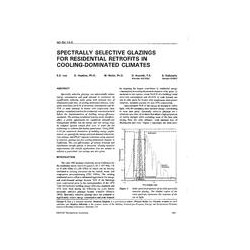 NO-94-14-5 -- Spectrally Selective Glazings for Residential Retrofits in Cooling-Dominated Climates