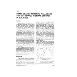 3724 -- Phase-Change Material Wallboard for Distributed Thermal Storage in Buildings