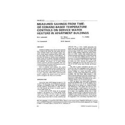 AN-92-02-3 -- Measured Savings from Time of Demand-Based Temperature Controls on Service Water Heaters in Apartment Buildings