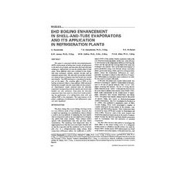 BA-92-05-5 -- EHD Boiling Enhancement in Shell-and-Tube Evaporators and its Application in Refrigeration Plants