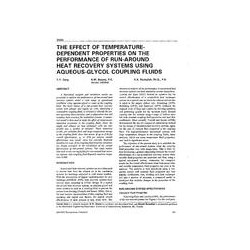 3594 -- The Effect of Temperature-Dependent Properties on the Performance of Run-Around Heat Recovery Systems Using Aqueous-Glyc