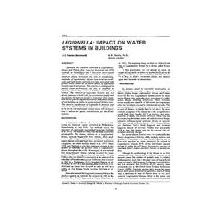 3503 -- Legionella - Impact on Water Systems in Buildings