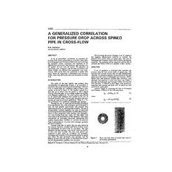 3490 -- A Generalized Correlation for Pressure Drop Across Spined Pipe in Cross-Flow