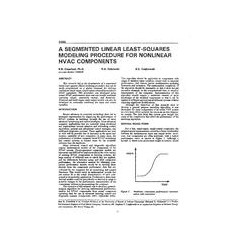 3486 -- A Segmented Linear Least-Squares Modelling Procedure for Nonlinear HVAC Components