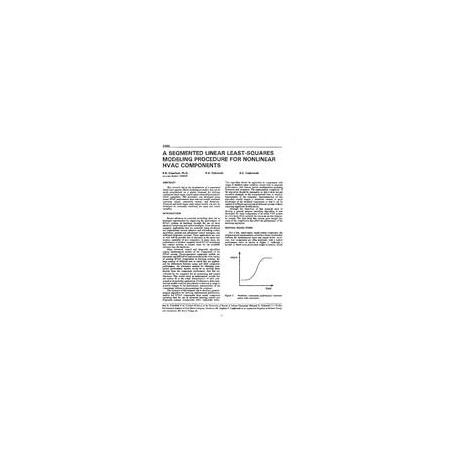 3486 -- A Segmented Linear Least-Squares Modelling Procedure for Nonlinear HVAC Components