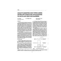 3396 -- Gravity-Assisted Heat Pipes Using Micro-Fin Tubes for Applications in Air-to-Air Heat Exchangers