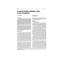 3314 -- Slab-on-Grade Thermal Loss in Hot Climates