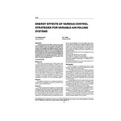 3312 -- Energy Effects of Various Control Strategies for Variable-Air-Volume Systems