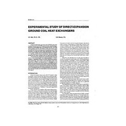 AT-90-04-4 -- Experimental Study of Direct-Expansion Ground Coil Heat Exchangers