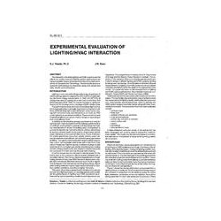 SL-90-12-1 -- Experimental Evaluation of Lighting/HVAC Interaction