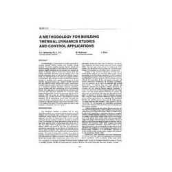 SL-90-14-4 -- A Methodology for Building Thermal Dynamics Studies and Control Applications