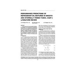 3320 (RP-469) -- Performance Predictions of Refrigerant-Oil Mixtures in Smooth and Internally Finned Tubes - Part 1: Literature 