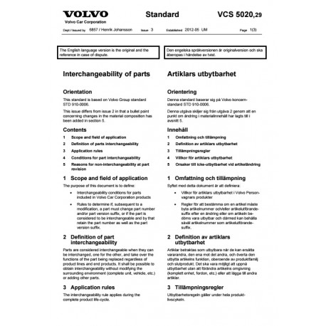 VOLVO STD 5020,29 0