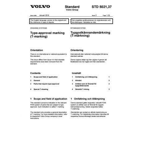 VOLVO STD 5021,37 0