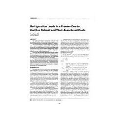 VA-89-22-3 -- Refrigeration Loads in a Freezer Due to Hot Gas Defrost and Their Associated Costs