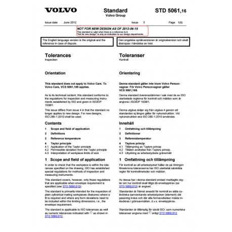 VOLVO STD 5061,16 0