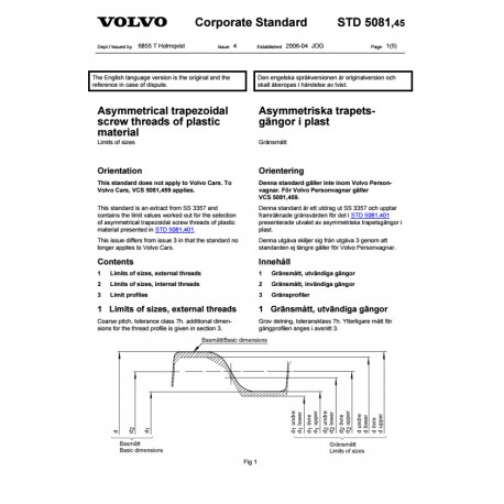 VOLVO STD 5081,45 0