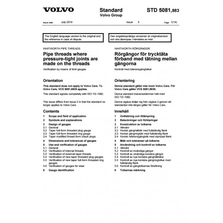 VOLVO STD 5081,883 0