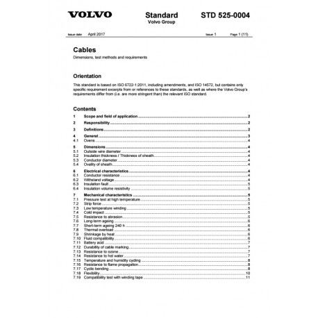 VOLVO STD 525-0004 0