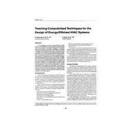 VA-89-15-3 -- Teaching Computerized Techniques for the Design of Energy-Efficient HVAC Systems