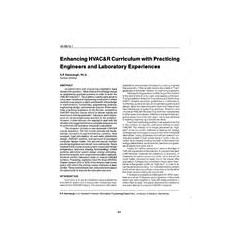 VA-89-15-1 -- Enhancing HVAC&amp;R Curriculum with Practicing Engineers and Laboratory Experiences