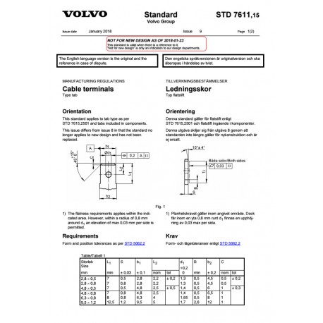 VOLVO STD 7611,15 0