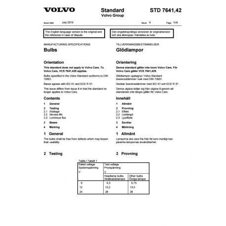 VOLVO STD 7641,42 0