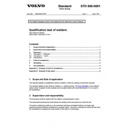 VOLVO STD 850-0001 0